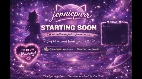 Snapshot of jenniepurr chatting on 04/28/26, 05:23 Jennie online show from 04/28/26, 05:23