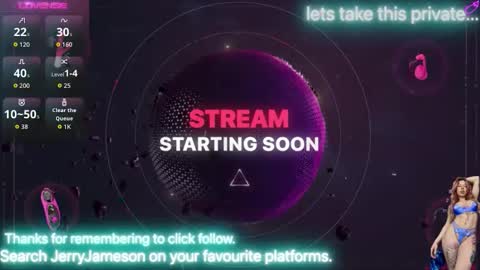 Snapshot of jerryjameson chatting on 01/08/26, 05:10 Jerry Jameson online show from 01/08/26, 05:10