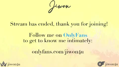 Jiwon online show from 05/10/26, 06:46