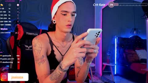 Snapshot of joaisaza chatting on 12/21/24, 10:06 Joa Isaza online show from 12/21/24, 10:06