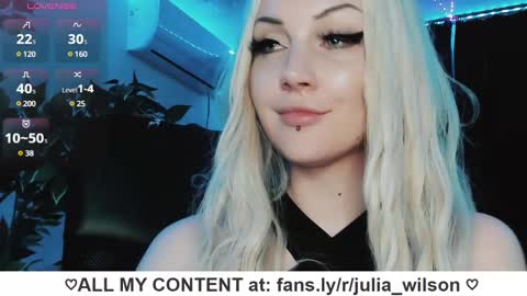 Snapshot of julia_wilson chatting on 01/07/25, 07:06 ALL MY CONTENT at    online show from 01/07/25, 07:06