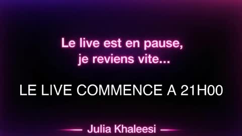 Julia Khaleesii online show from 03/28/26, 07:57