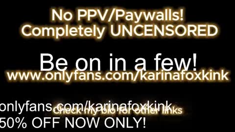 Snapshot of karinafoxkink chatting on 03/16/26, 02:06 Karina online show from 03/16/26, 02:06