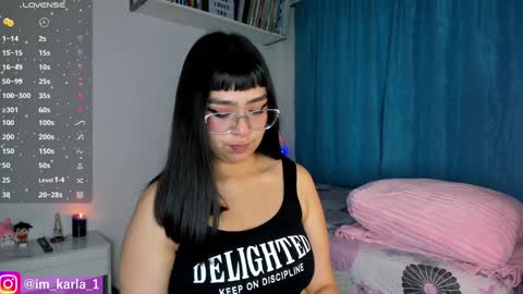 Snapshot of karla__1 chatting on 01/05/25, 12:10 Ill be on at sunday see u Lynn  Could u help me to reach 100 Thmbs upp plssss   Independent girl 3 online show from 01/05/25, 12:10