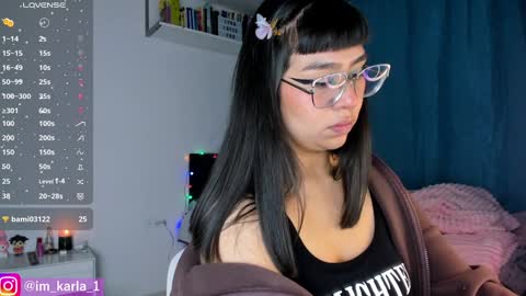 Snapshot of karla__1 chatting on 01/07/25, 04:50 Ill be on at sunday see u Lynn  Could u help me to reach 100 Thmbs upp plssss   Independent girl 3 online show from 01/07/25, 04:50
