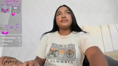 Snapshot of kayna_gomez chatting on 09/18/25, 07:38 Kayna online show from 09/18/25, 07:38