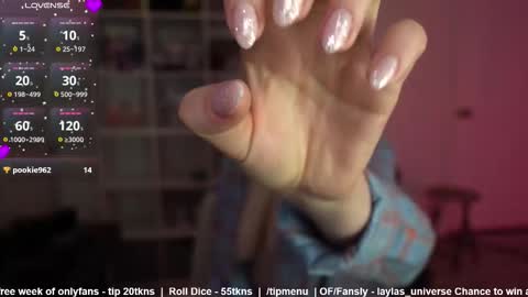 Snapshot of laylas_universe chatting on 03/11/26, 05:02 Layla Universe online show from 03/11/26, 05:02