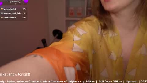 Snapshot of laylas_universe chatting on 03/14/26, 03:01 Layla Universe online show from 03/14/26, 03:01