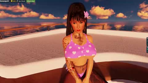 Snapshot of leona_squirt chatting on 02/15/26, 01:02 Leona online show from 02/15/26, 01:02
