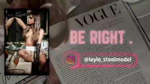INSTA leylasteel model         online show from 04/01/26, 11:55