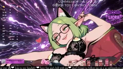 Snapshot of liorasublime chatting on 05/23/26, 02:28 im Liora uwu online show from 05/23/26, 02:28