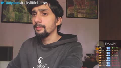 Snapshot of lucky_littlehorse77 chatting on 02/18/25, 03:32 Luca Lucky online show from 02/18/25, 03:32