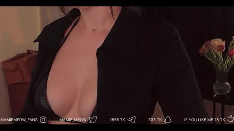 Snapshot of mamiemeow chatting on 02/19/26, 06:20 Your Miss Alice online show from 02/19/26, 06:20