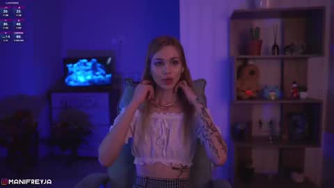 Snapshot of manifreyja chatting on 12/08/24, 03:43 Amelie online show from 12/08/24, 03:43