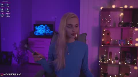 Snapshot of manifreyja chatting on 01/17/25, 09:06 Amelie online show from 01/17/25, 09:06