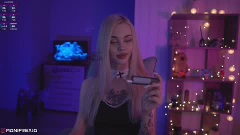 Snapshot of manifreyja chatting on 01/24/25, 09:37 Amelie online show from 01/24/25, 09:37