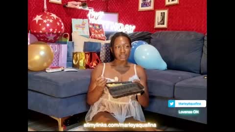 Snapshot of marleymadness9 chatting on 09/24/25, 02:42 MarleyAquafina online show from 09/24/25, 02:42