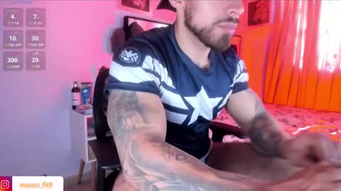 Snapshot of mason_fit chatting on 01/14/26, 03:28 Mason Andre online show from 01/14/26, 03:28