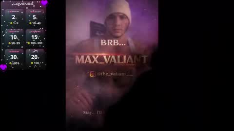 max_valiant1 online show from 07/12/26, 11:01