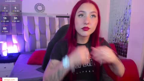 Snapshot of megan_wolf_1 chatting on 02/06/25, 04:42  Megan  Online 1200am To 600 am Colombian time online show from 02/06/25, 04:42