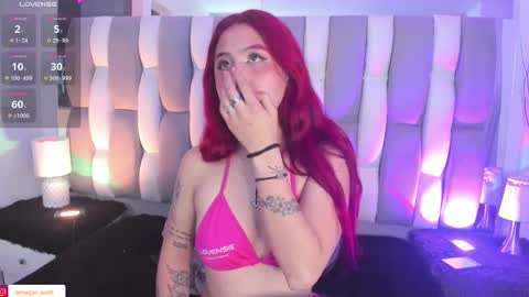 Snapshot of megan_wolf_1 chatting on 02/22/25, 09:12  Megan  Online 1200am To 600 am Colombian time online show from 02/22/25, 09:12