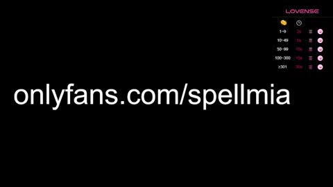 Snapshot of miaspell chatting on 01/20/25, 01:50 Mia  instagram miasspell online show from 01/20/25, 01:50