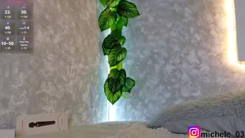 Snapshot of michele_rooss00 chatting on 11/27/25, 12:24 melannie follow my new page online show from 11/27/25, 12:24