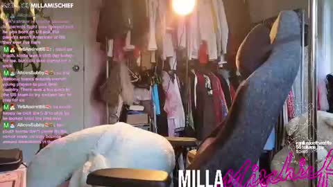 Snapshot of millamischief chatting on 06/17/26, 07:59 Milla Mischief online show from 06/17/26, 07:59