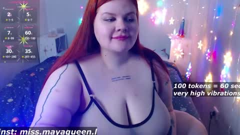 Snapshot of missmayaqueen chatting on 02/25/25, 07:25 Maya online show from 02/25/25, 07:25