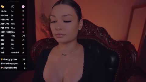 Snapshot of missmerciless chatting on 02/16/25, 12:54 LUXXANDRA online show from 02/16/25, 12:54