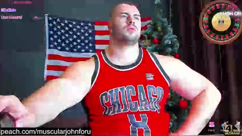 Snapshot of muscularjohnforu chatting on 12/08/24, 07:11 click icon for peach  online show from 12/08/24, 07:11