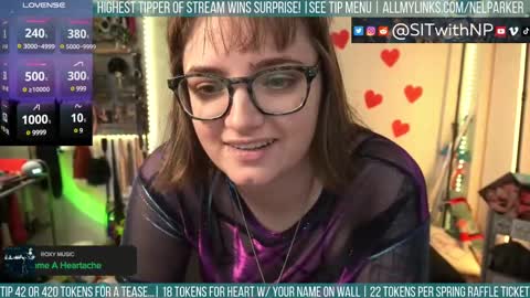 Snapshot of nelparker chatting on 02/22/25, 05:34 Nel Parker online show from 02/22/25, 05:34