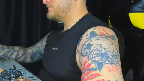Snapshot of nicktattoomaster chatting on 05/22/26, 06:46 nicktattoomaster online show from 05/22/26, 06:46