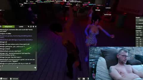 Snapshot of nighthawk28 chatting on 03/11/26, 07:31 MikeVanDyck online show from 03/11/26, 07:31