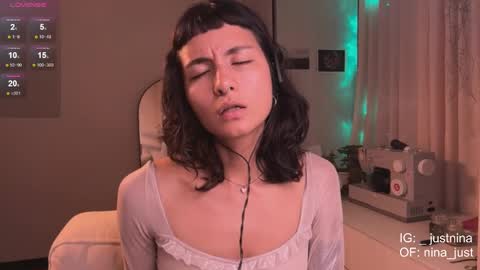Snapshot of nina_just chatting on 02/22/25, 01:11 Nina.  online show from 02/22/25, 01:11