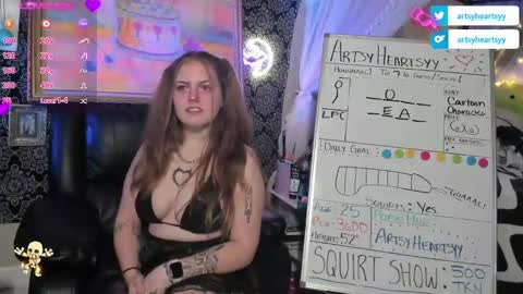 ArtsyHeartsyy online show from 12/06/24, 02:02