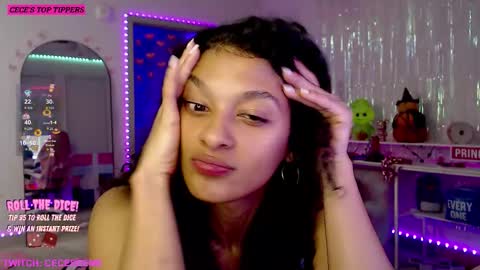 Snapshot of princess_cece chatting on 01/09/26, 09:23 Cece NEXT LIVESTREAM -- DEC. 4th 7 PM CST online show from 01/09/26, 09:23