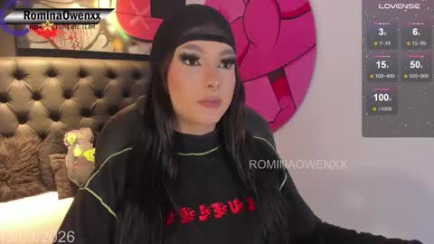 Snapshot of rominaowenxx chatting on 03/13/26, 06:31 ROMINA OWEN online show from 03/13/26, 06:31