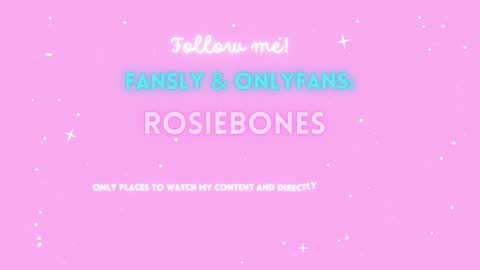 Rosie Bones online show from 12/03/24, 01:30