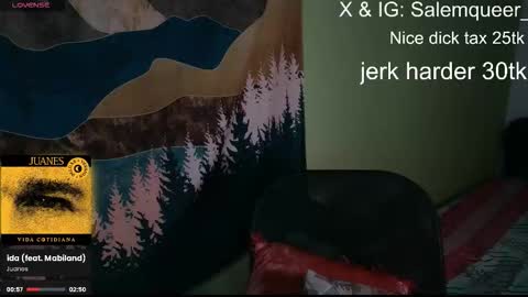 Snapshot of salemqueer_ chatting on 12/01/25, 02:11 Sam online show from 12/01/25, 02:11