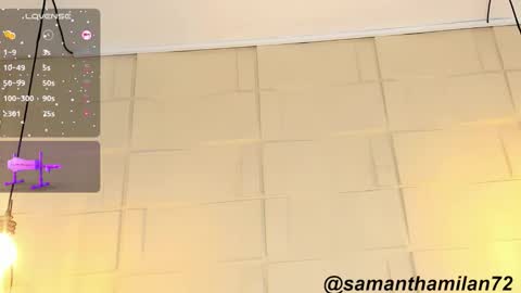 Snapshot of samanthamilan1 chatting on 12/14/25, 10:42 Sam online show from 12/14/25, 10:42