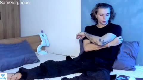 Snapshot of samgorgeous chatting on 01/25/25, 10:51 Fansly - Top4fans online show from 01/25/25, 10:51