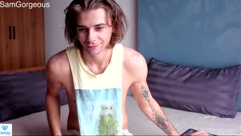 Snapshot of samgorgeous chatting on 01/26/25, 06:59 Fansly - Top4fans online show from 01/26/25, 06:59