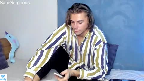 Snapshot of samgorgeous chatting on 01/30/25, 12:16 Fansly - Top4fans online show from 01/30/25, 12:16