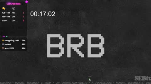 Snapshot of seb_tv chatting on 12/02/24, 05:59 Sebastian online show from 12/02/24, 05:59