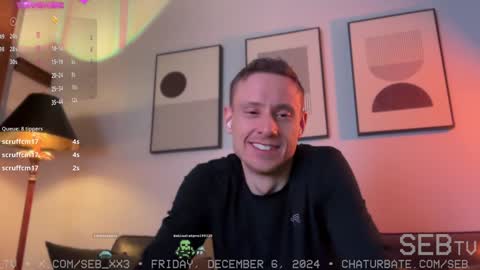 Snapshot of seb_tv chatting on 12/07/24, 03:58 Sebastian online show from 12/07/24, 03:58