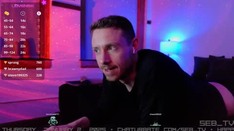 Snapshot of seb_tv chatting on 01/03/25, 04:22 Sebastian online show from 01/03/25, 04:22