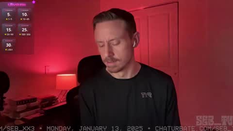 Snapshot of seb_tv chatting on 01/13/25, 06:06 Sebastian online show from 01/13/25, 06:06