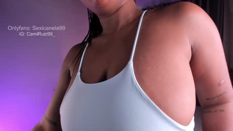 Snapshot of sexicanela99 chatting on 01/13/25, 03:58 ... Camila ... online show from 01/13/25, 03:58