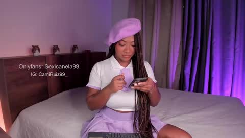 Snapshot of sexicanela99 chatting on 02/13/25, 12:54 ... Camila ... online show from 02/13/25, 12:54